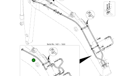 Труба 140-00738 Komatsu