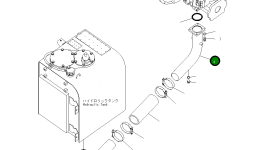Трубка 207-62-74640 Komatsu