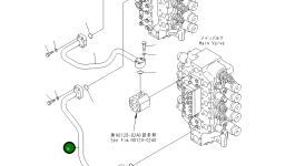 Трубка 209-62-73520 Komatsu
