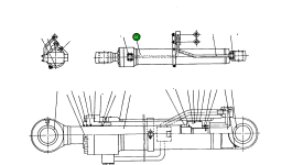 Труба 03B638-4 Komatsu