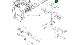 Трубка 6219-71-7680 Komatsu