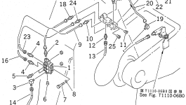 Шланг 21T-72-76780 Komatsu