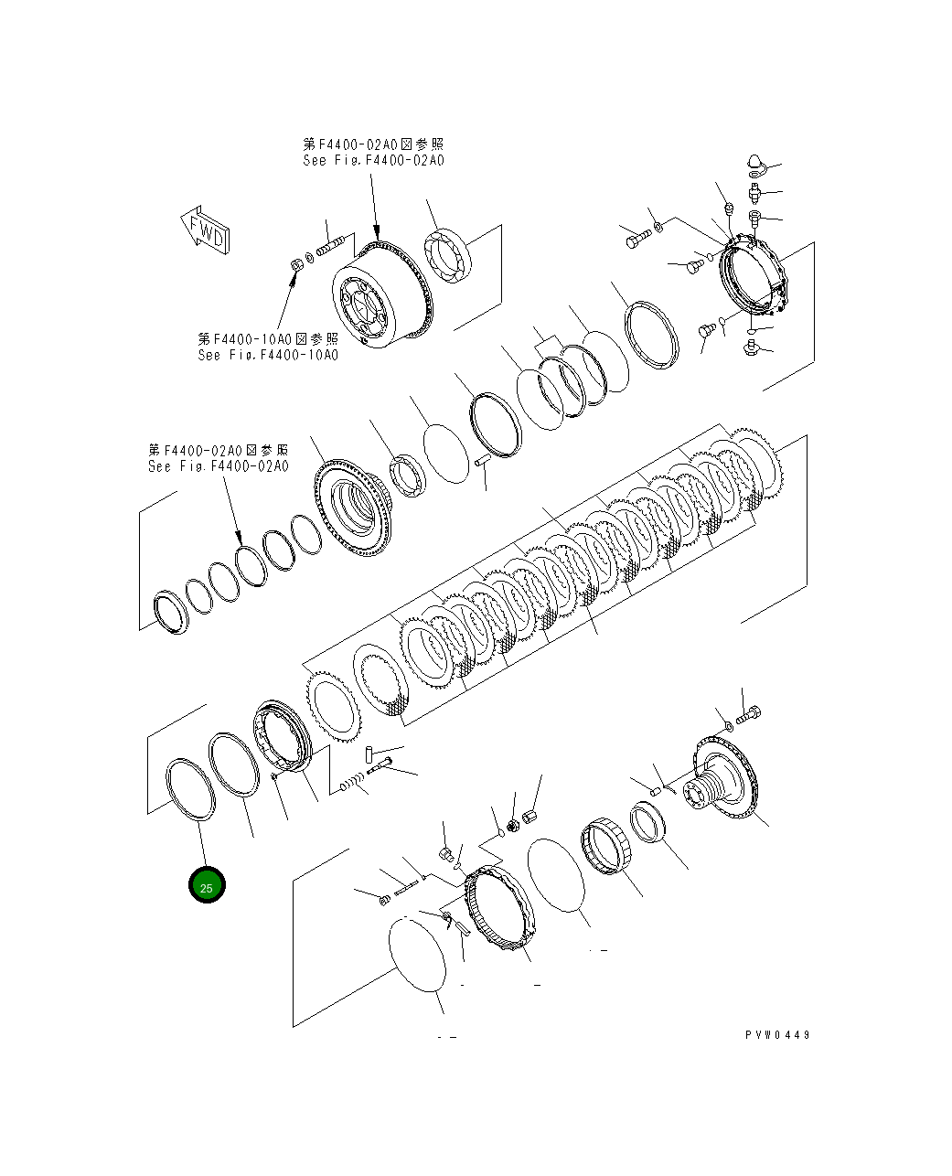 Уплотнение 562-33-31951 Komatsu