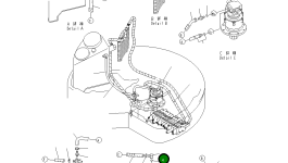 Угловой штуцер YM172176-76221 Komatsu