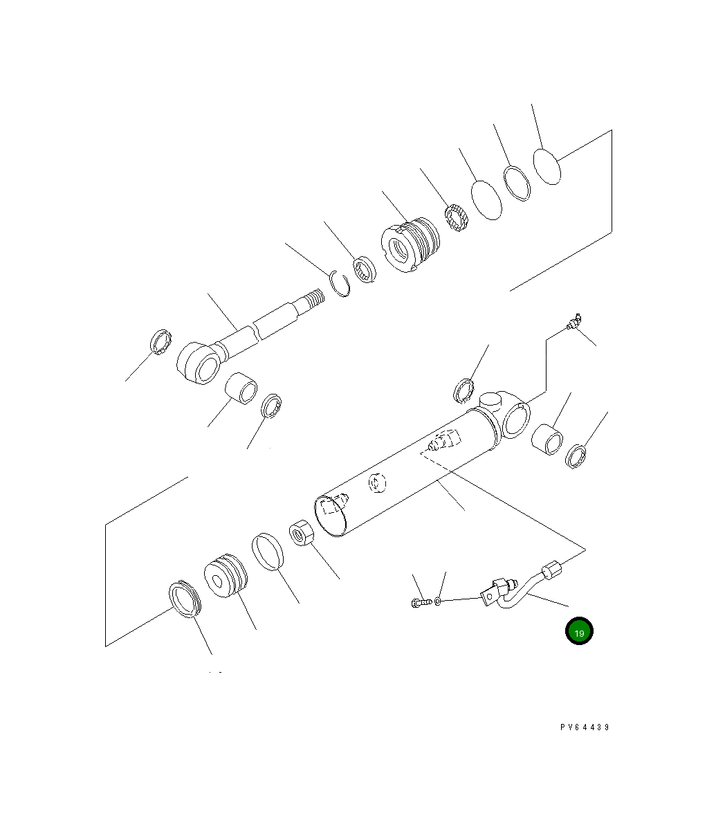 Трубка 20C-63-86480 Komatsu