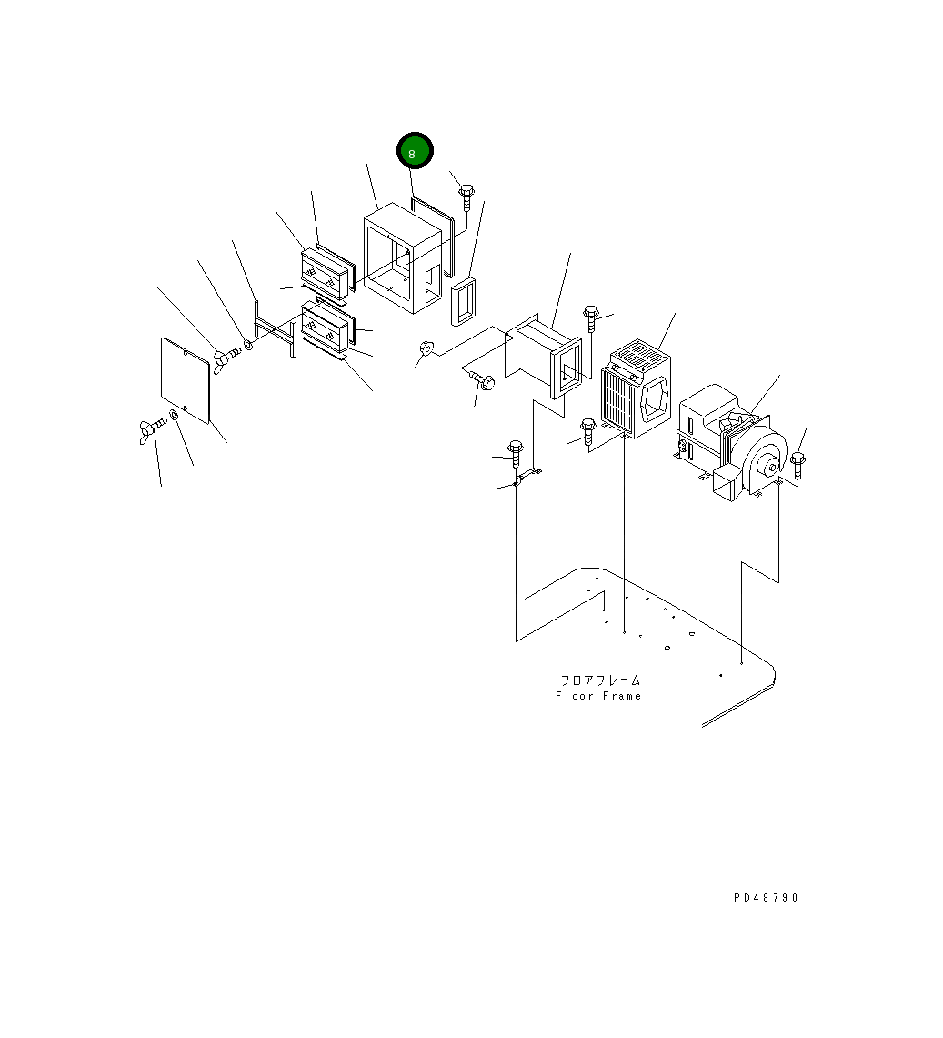Уплотнение 418-07-23440 Komatsu