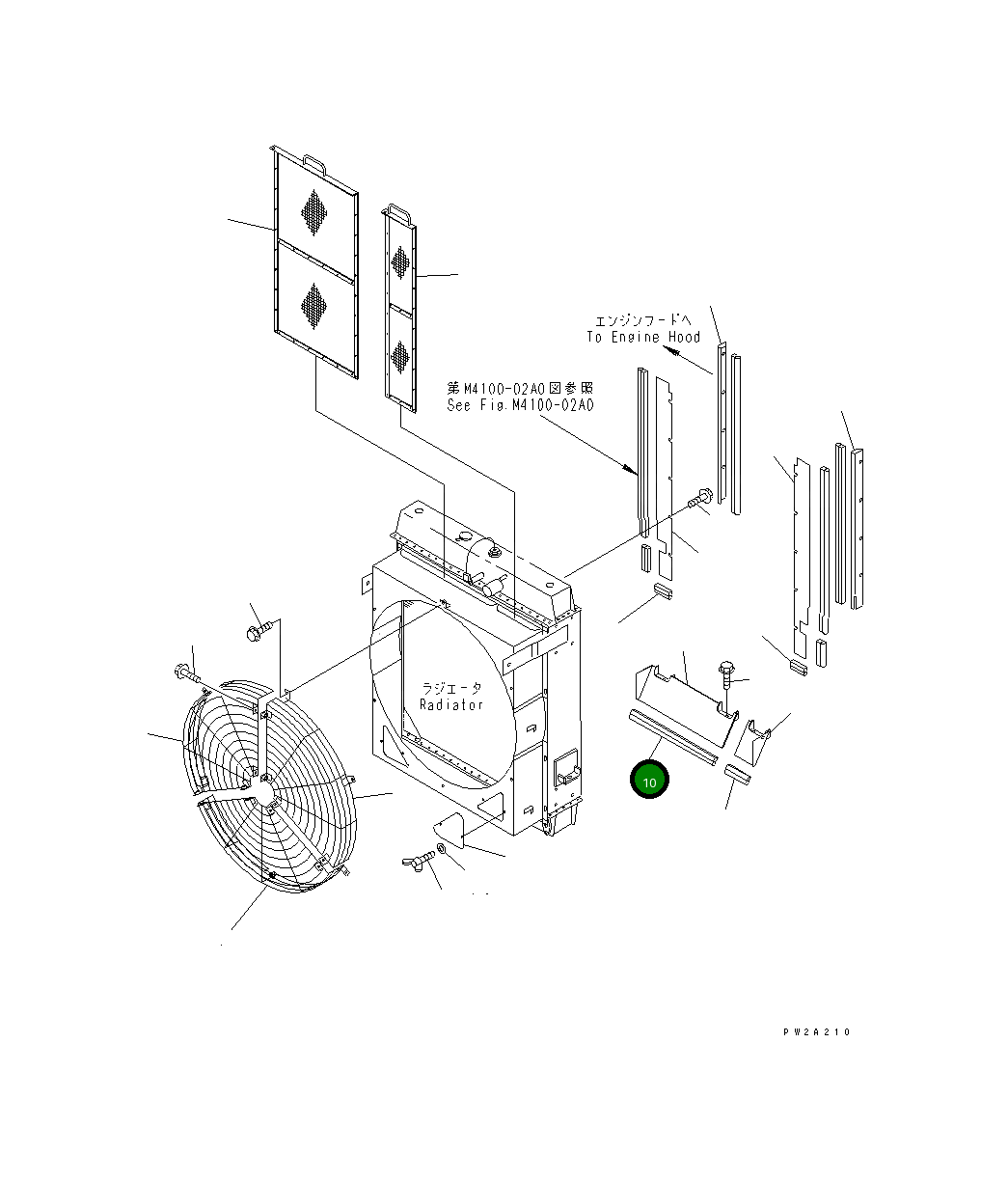 Уплотнение 421-03-23961 Komatsu