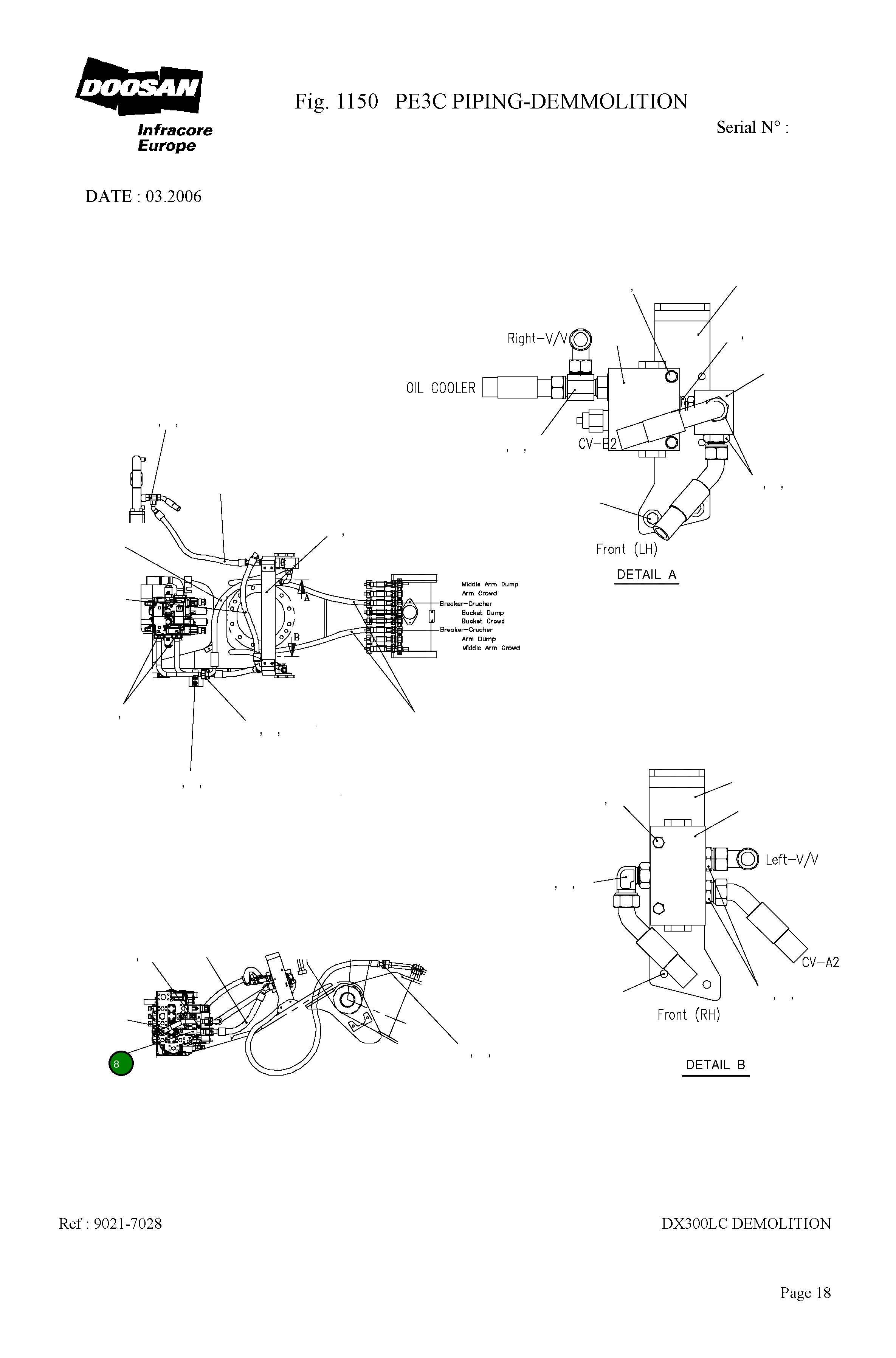 Труба 140-01527B Komatsu