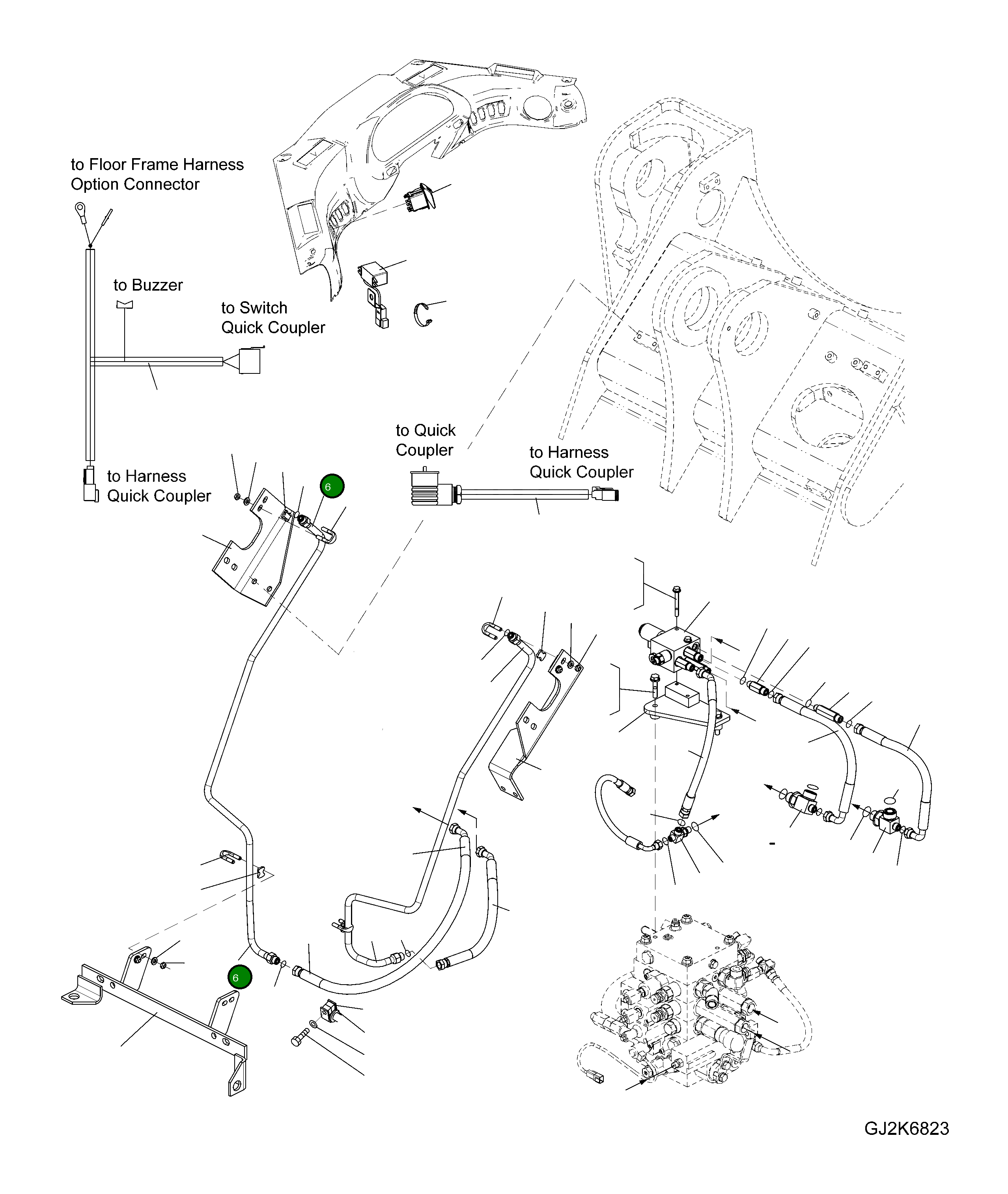 Трубка 423-T90-H280 Komatsu