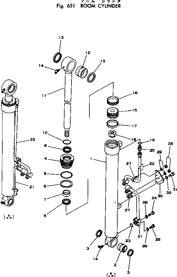 Цилиндр 202-63-52140 Komatsu