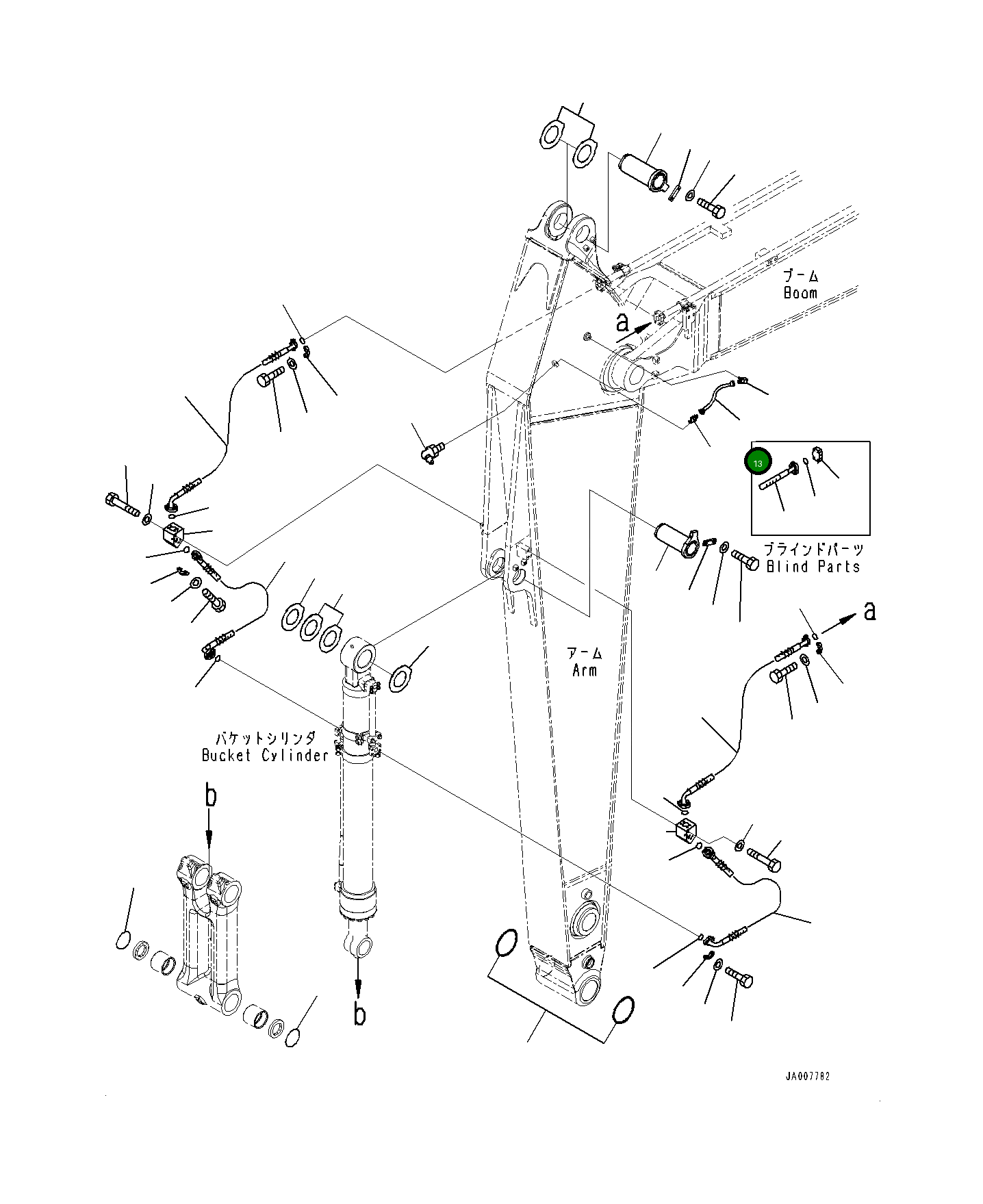 Трубка 208-70-42110 Komatsu