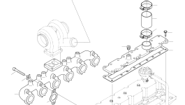 Трубка CU3906742 Komatsu