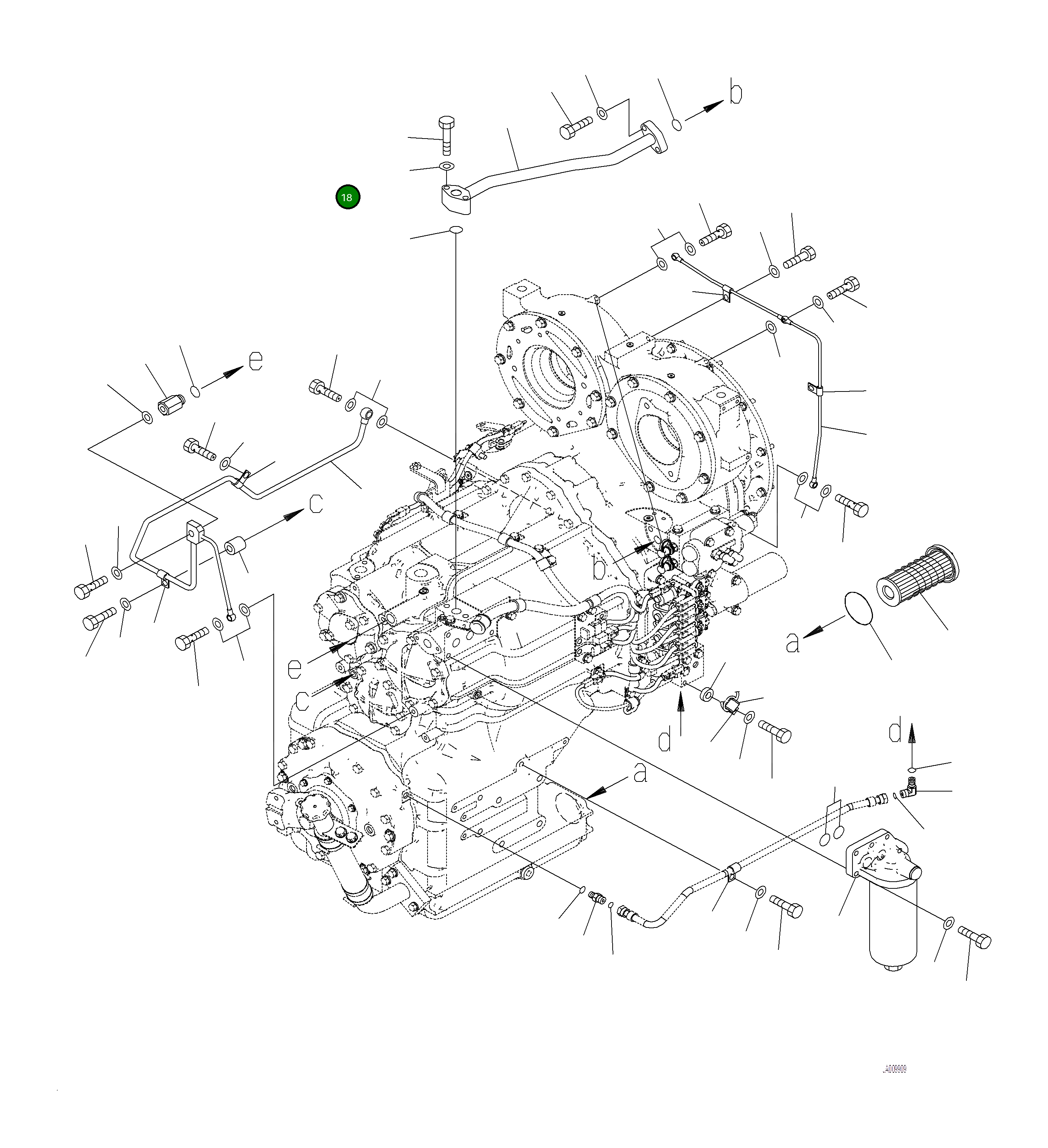 Трубка 714-07-48521 Komatsu