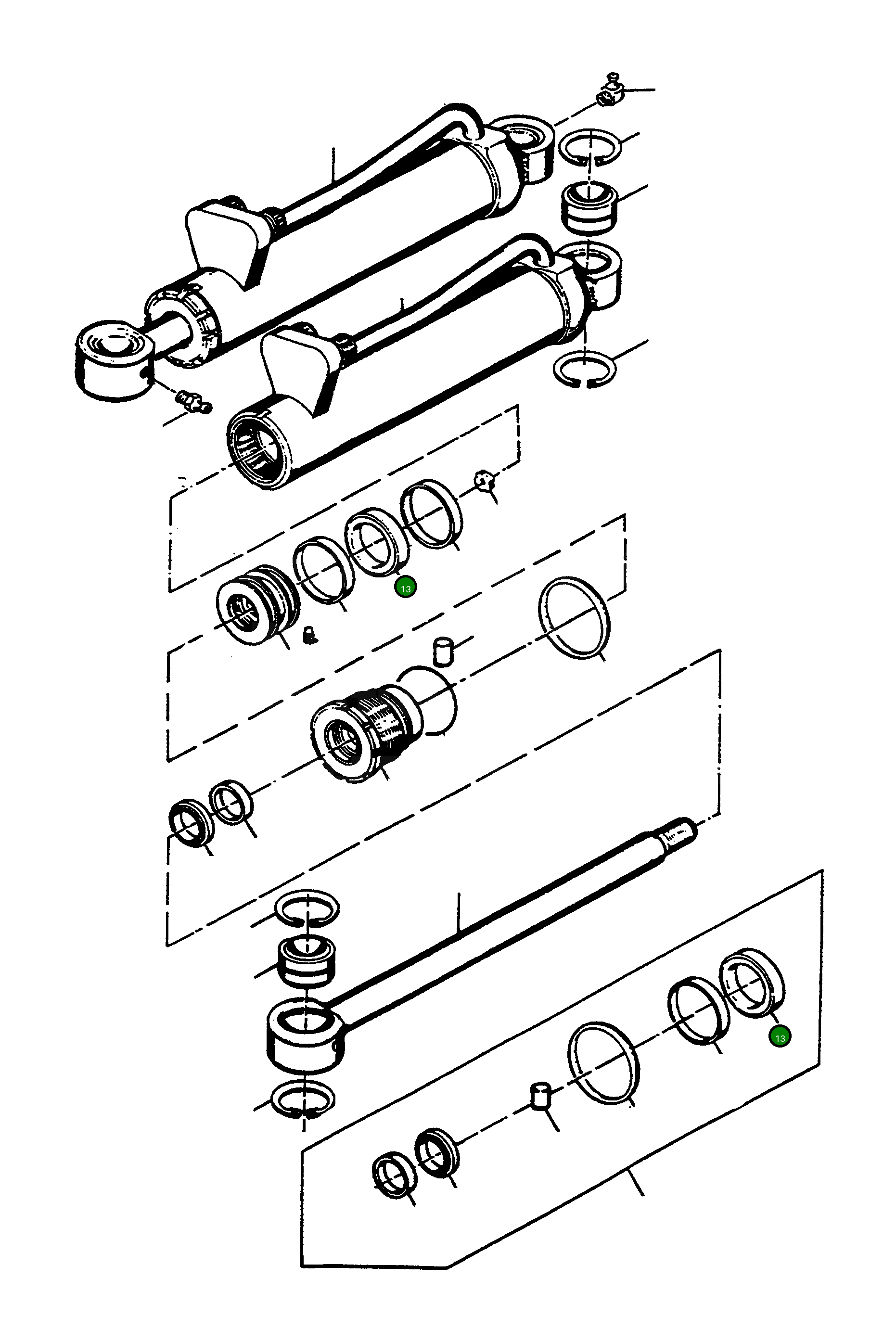 Уплотнение 4910145M1 Komatsu