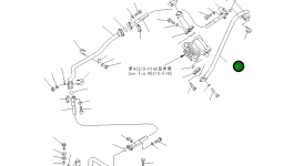 Трубка 425-S05-2163 Komatsu