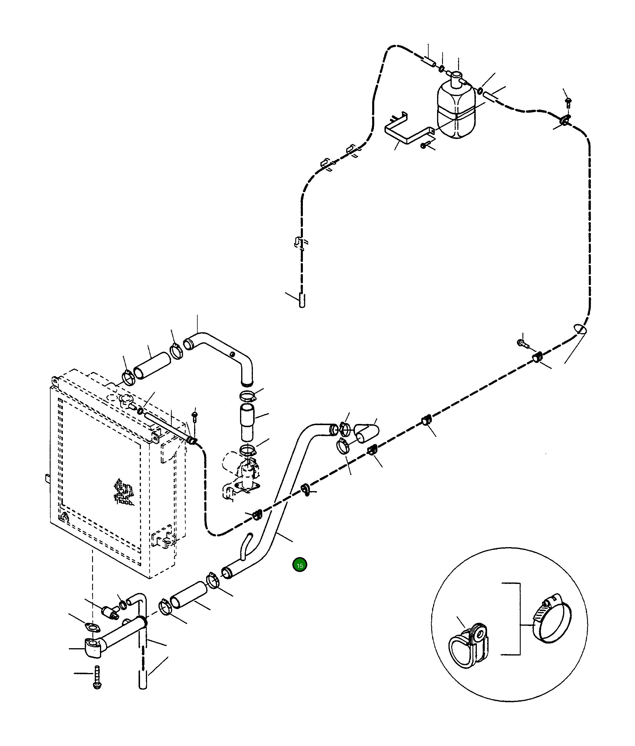 Труба 424-03-H2130 Komatsu