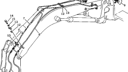 Трубка 202-62-58541 Komatsu