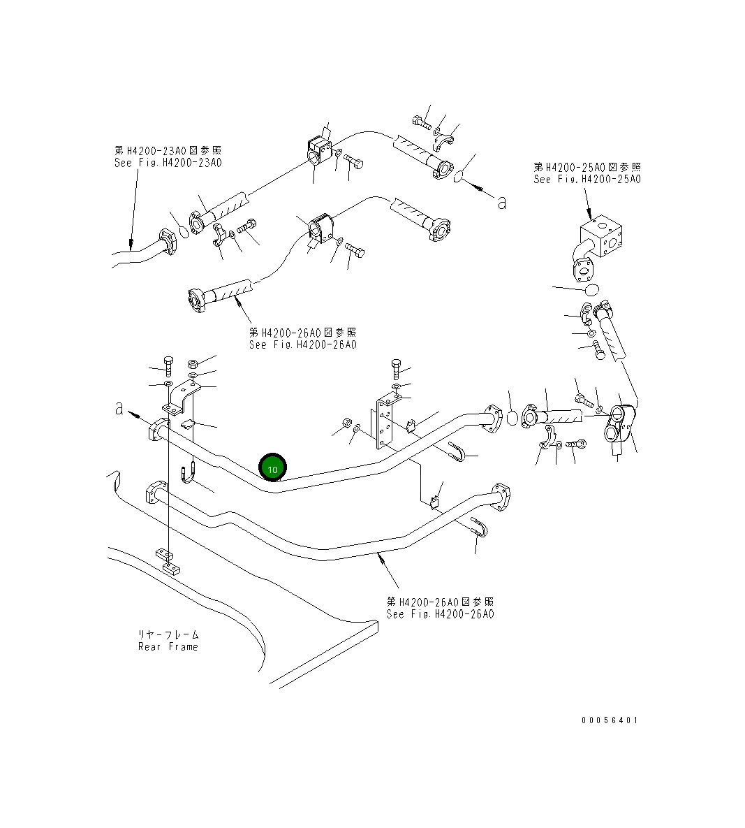 Трубка 427-62-25881 Komatsu