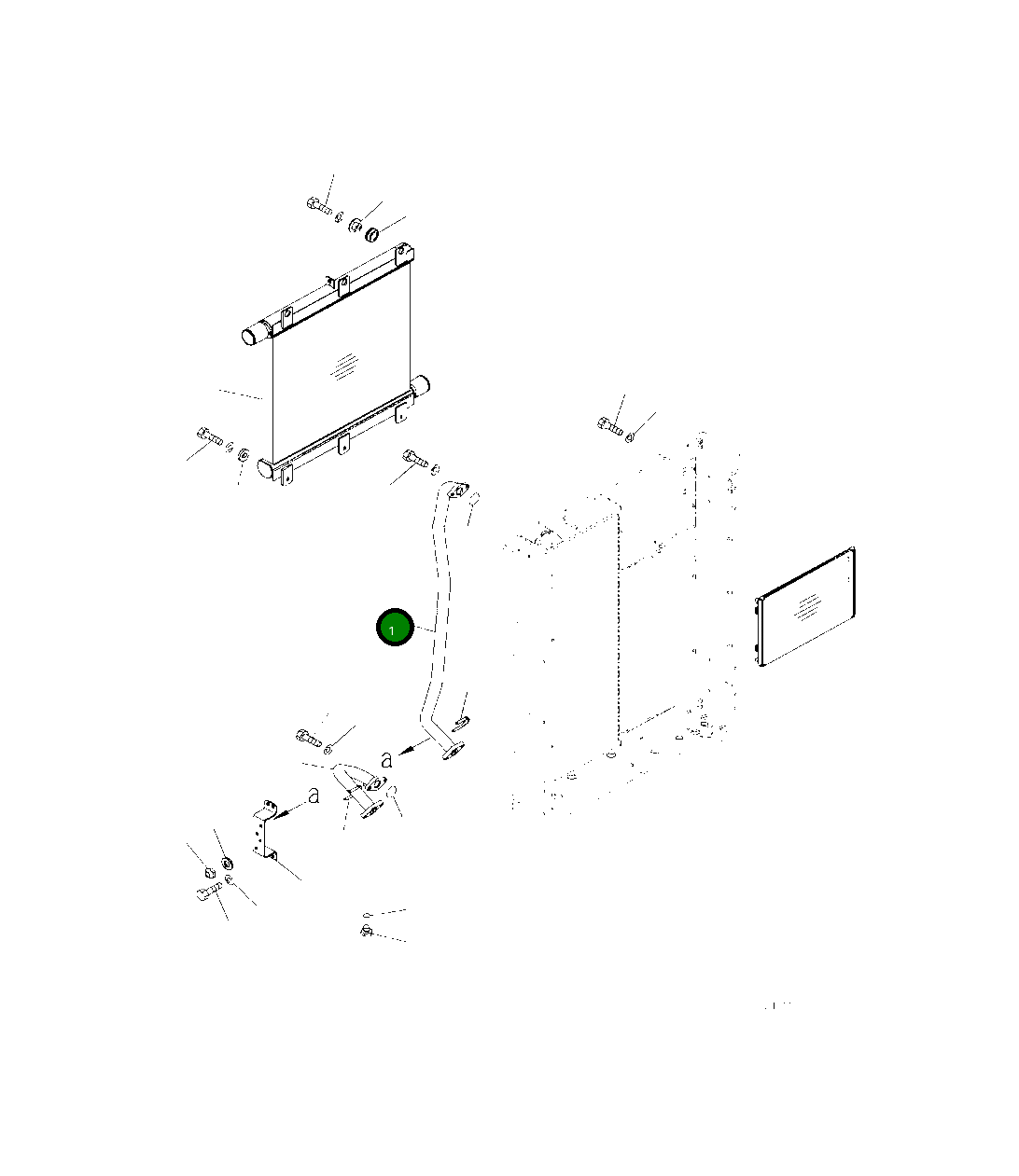 Трубка 208-03-21310 Komatsu