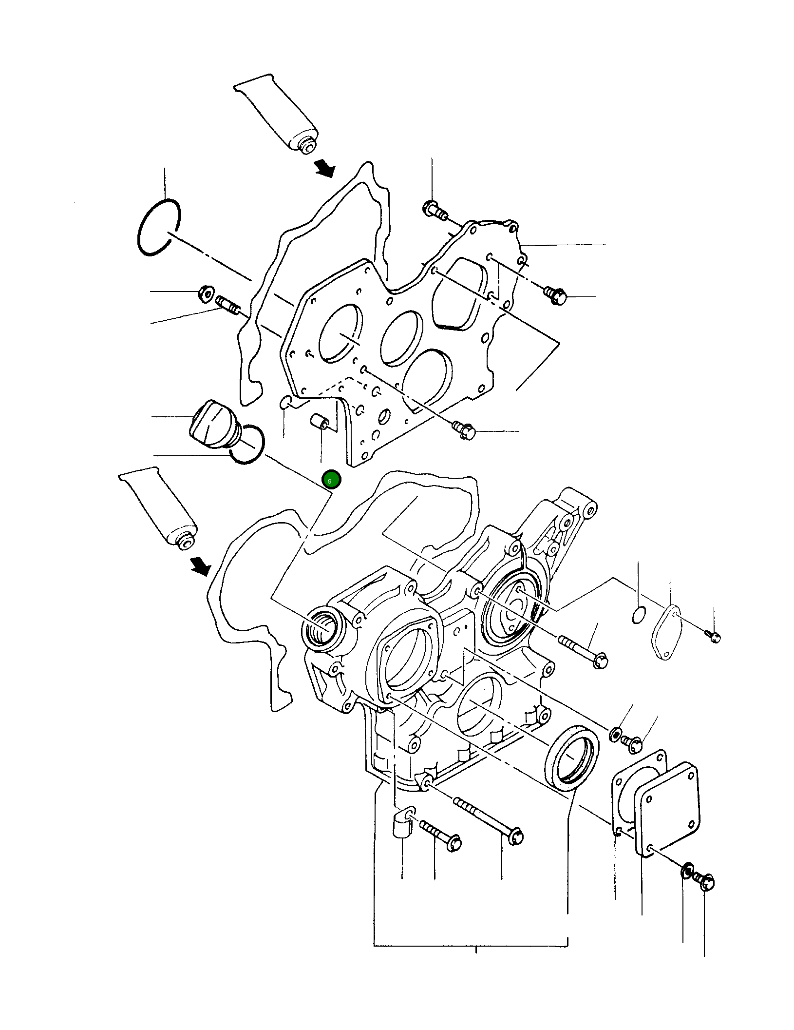Труба YMR000296 Komatsu