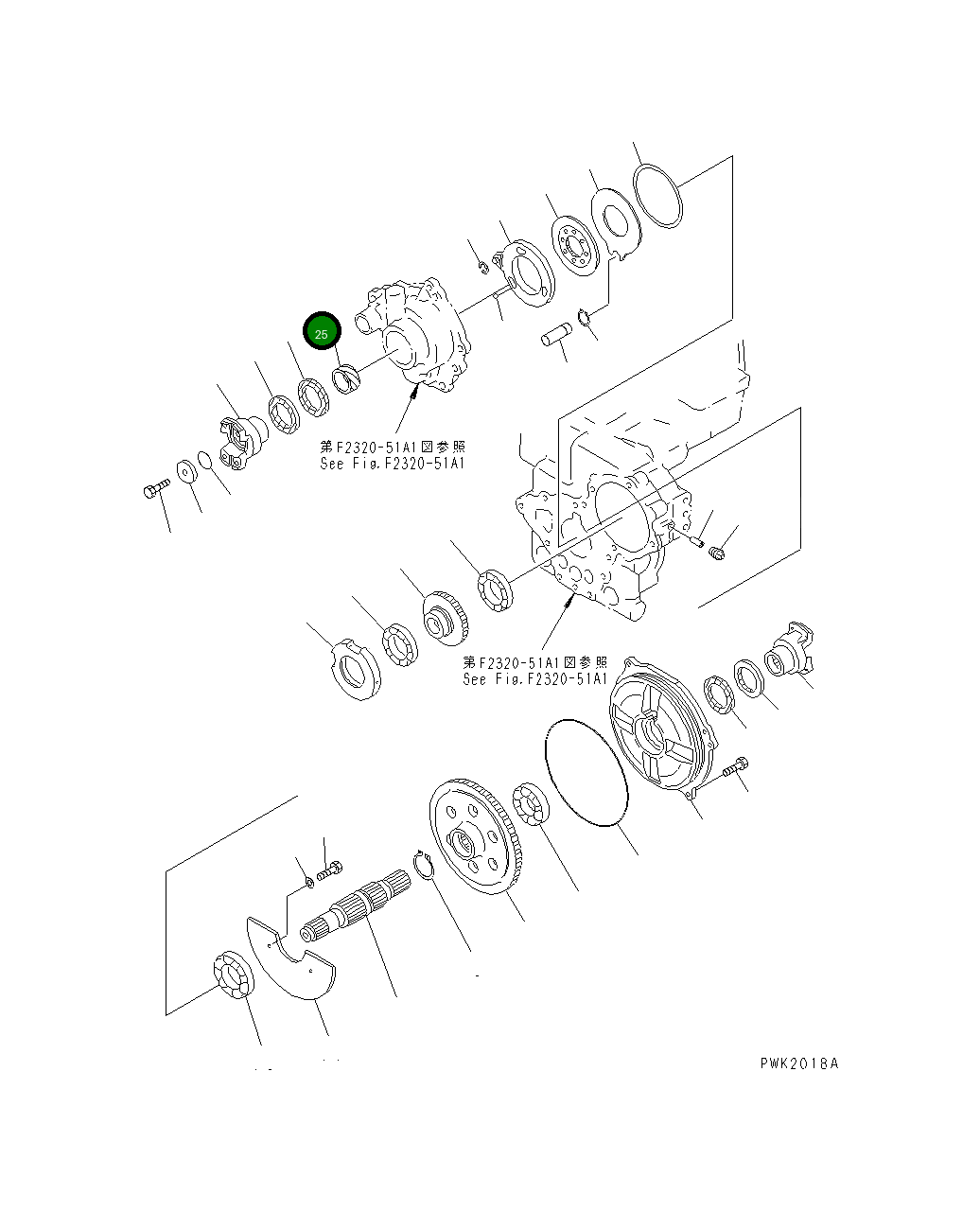 Червяк 714-09-14110 Komatsu
