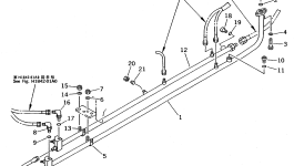 Трубка 209-62-67510 Komatsu