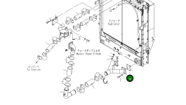 Трубка 425-03-33641 Komatsu