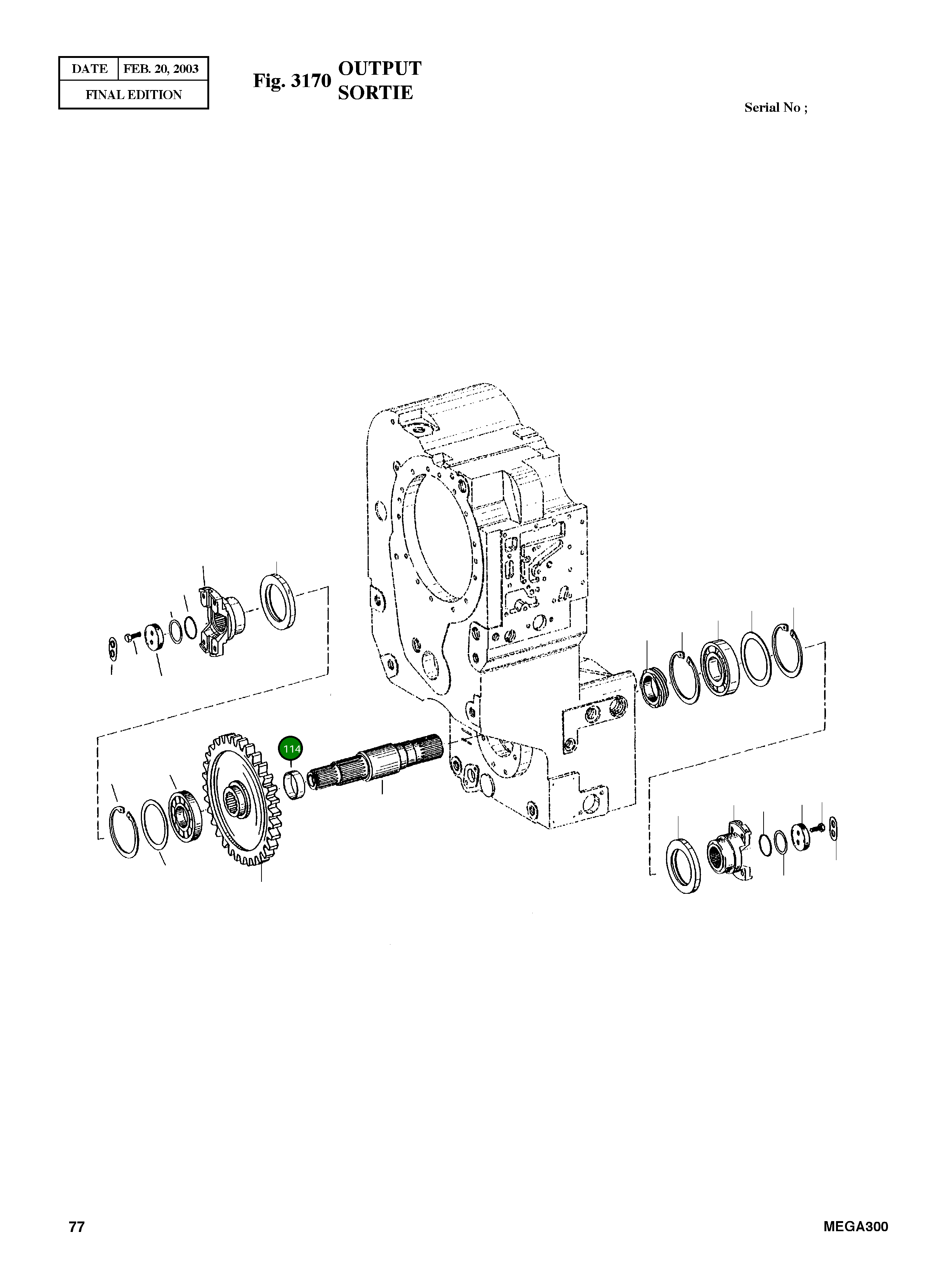 Труба 0730 062 296 Komatsu