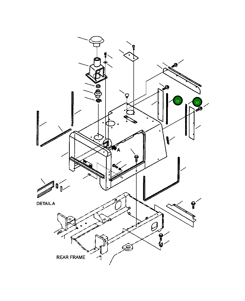 Уплотнение 417-54-A1941 Komatsu