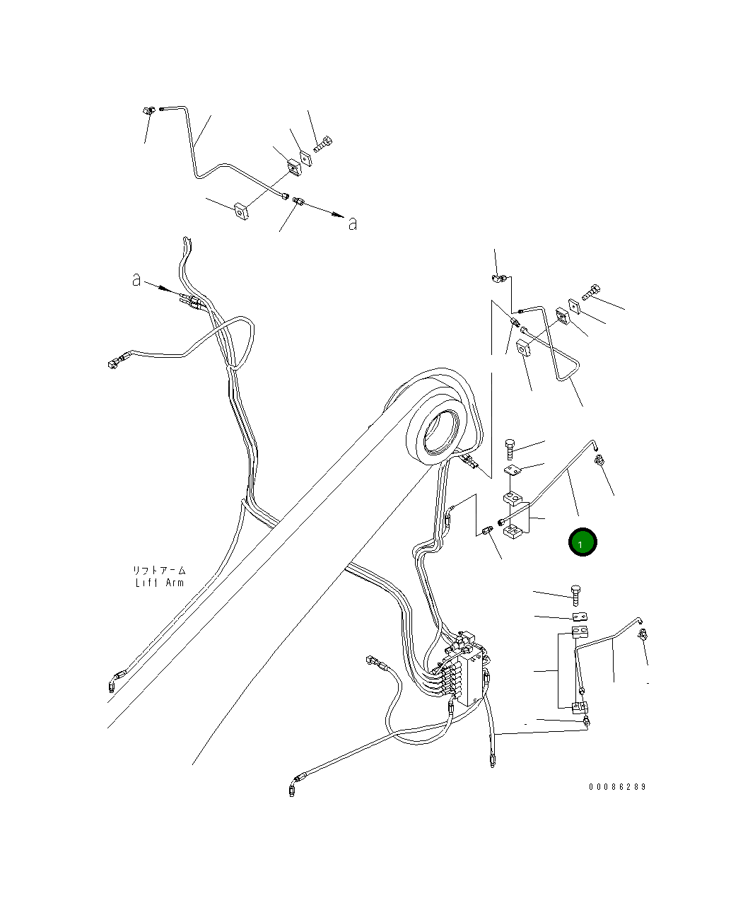Трубка 421-S95-7740 Komatsu