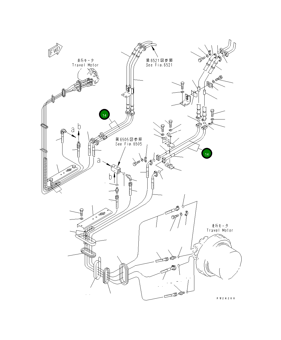 Трубка 8248-62-1691 Komatsu