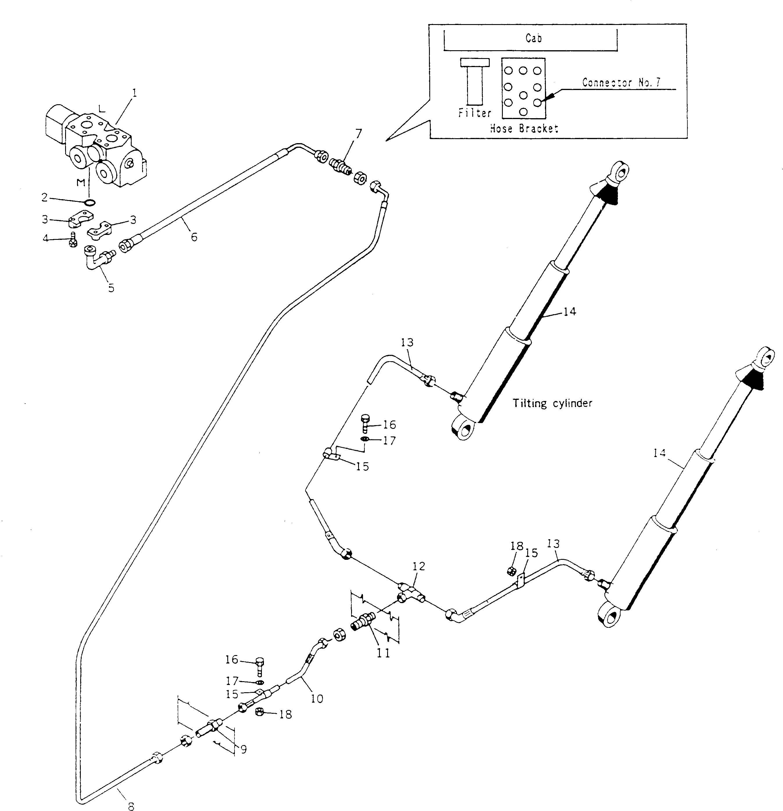 Шланг BW035236 Komatsu