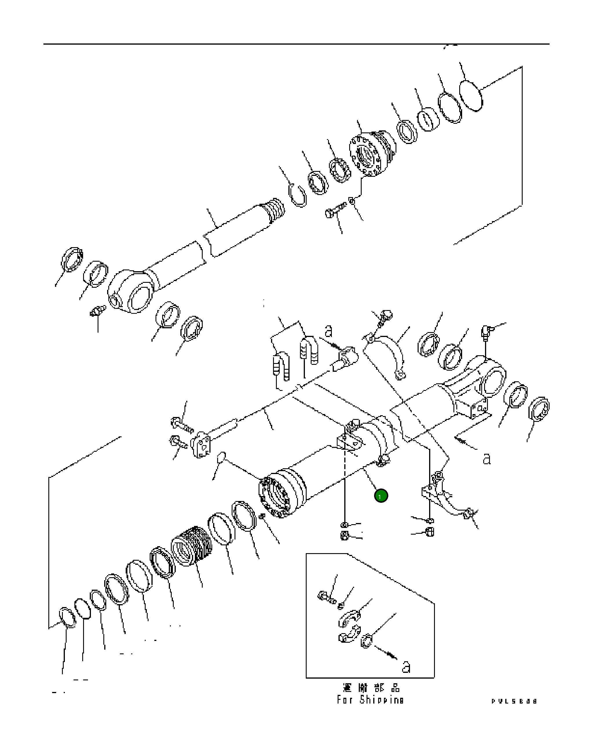 Цилиндр 707-01-XH740 Komatsu