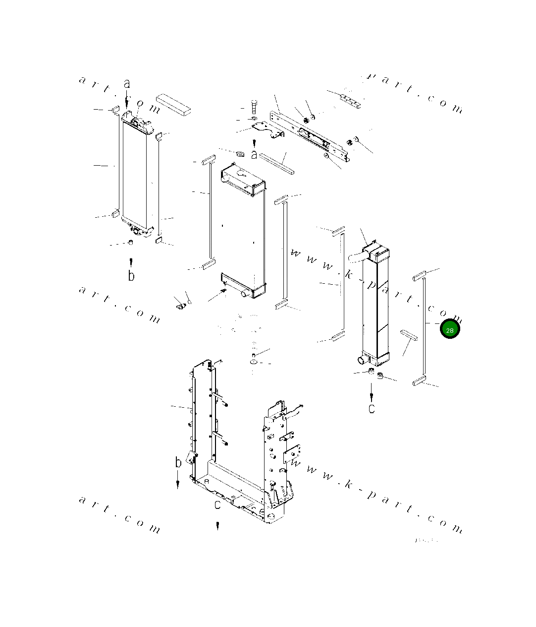 Уплотнение 418-03-62840 Komatsu