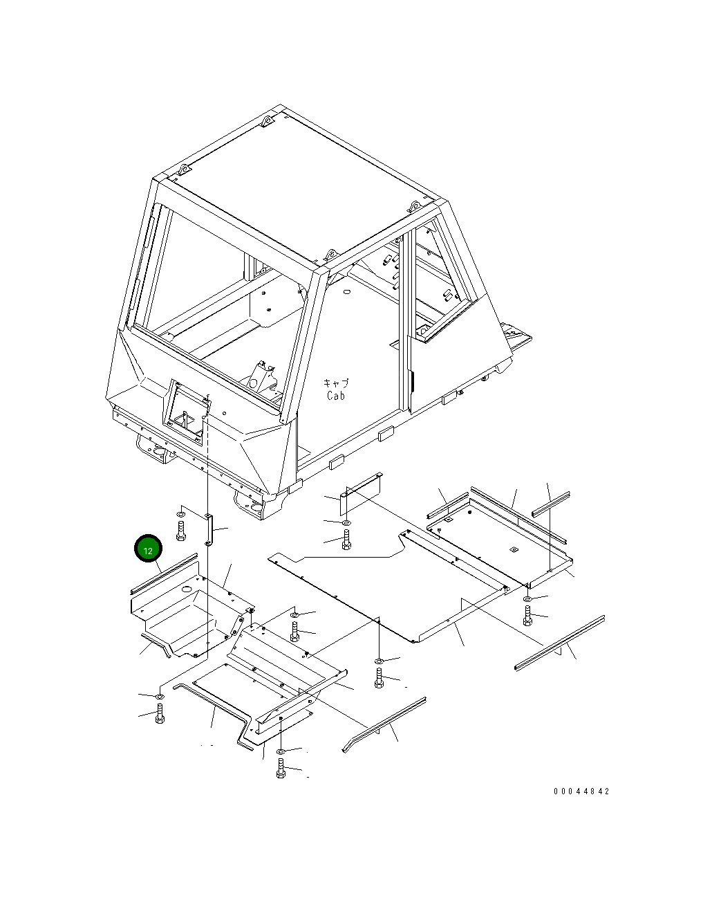 Уплотнение 569-54-89160 Komatsu