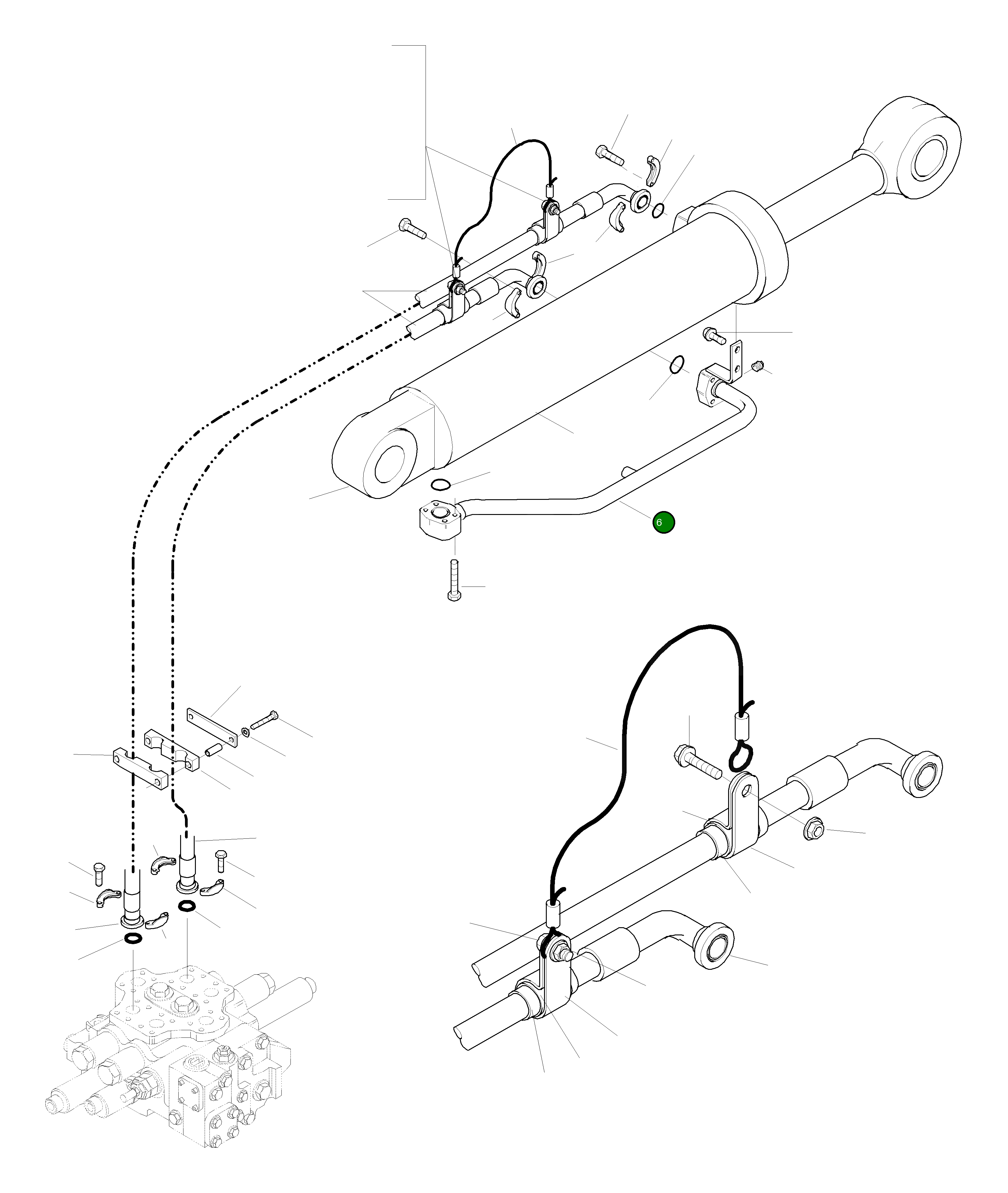 Труба 423-62-H3250 Komatsu