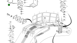 Фиксатор 969 011 40 Komatsu