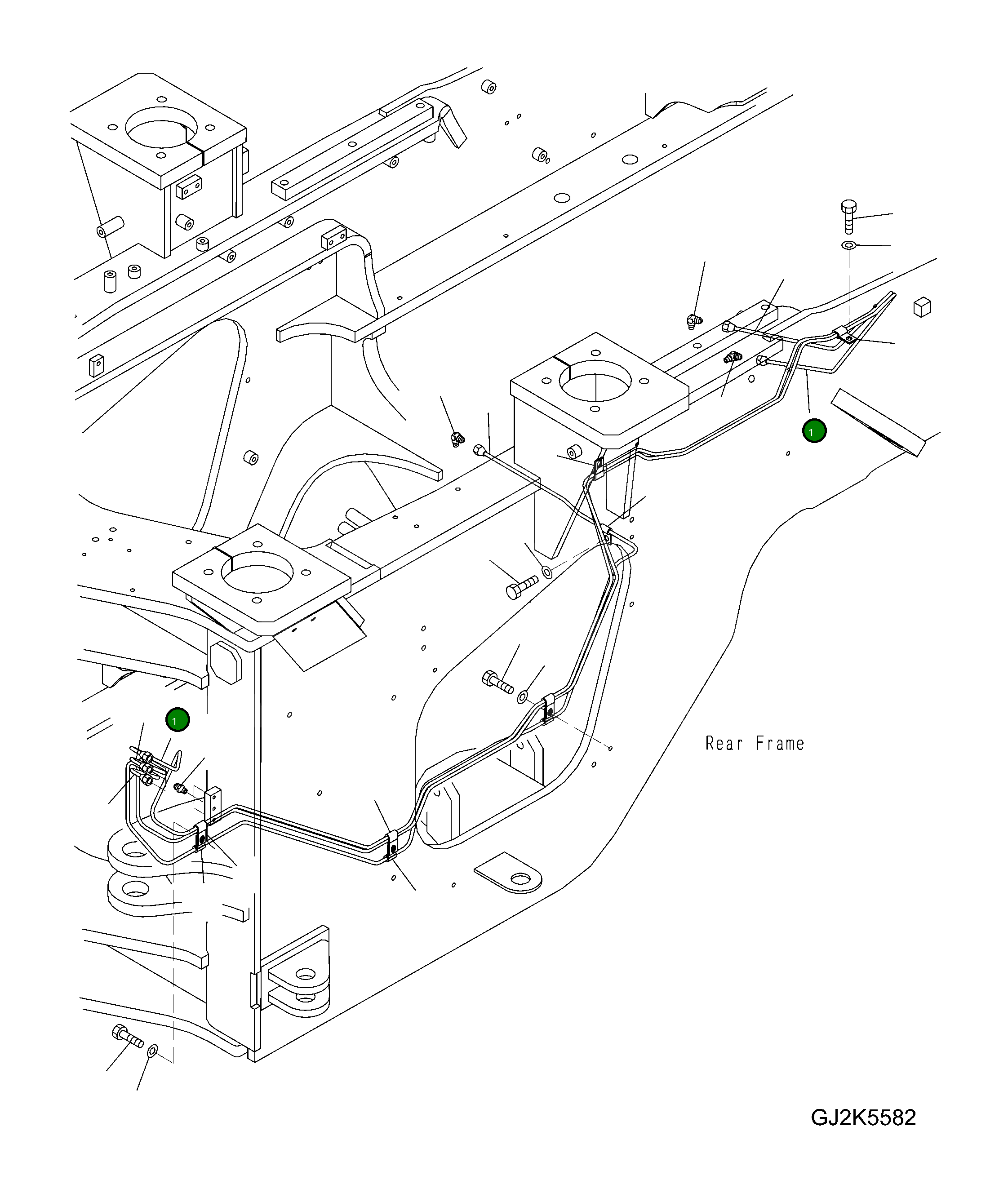 Трубка 424-S95-H830 Komatsu