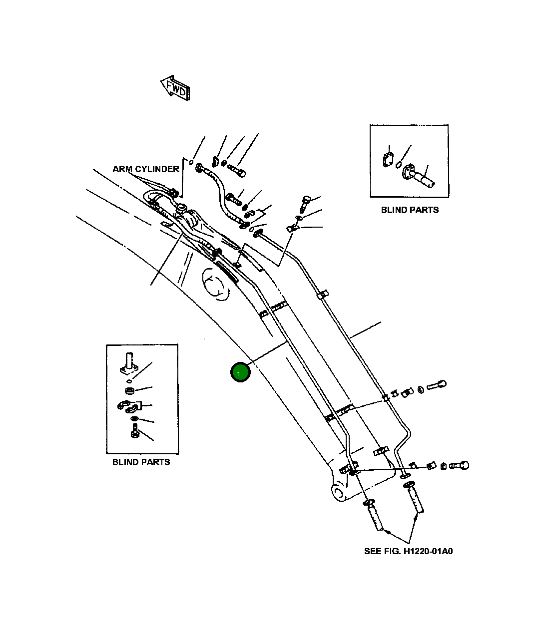 Трубка 208-62-64230 Komatsu