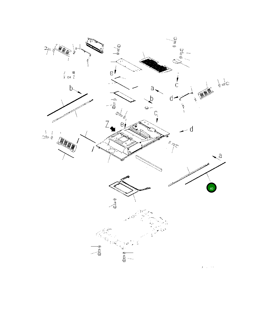 Уплотнение 418-54-61170 Komatsu