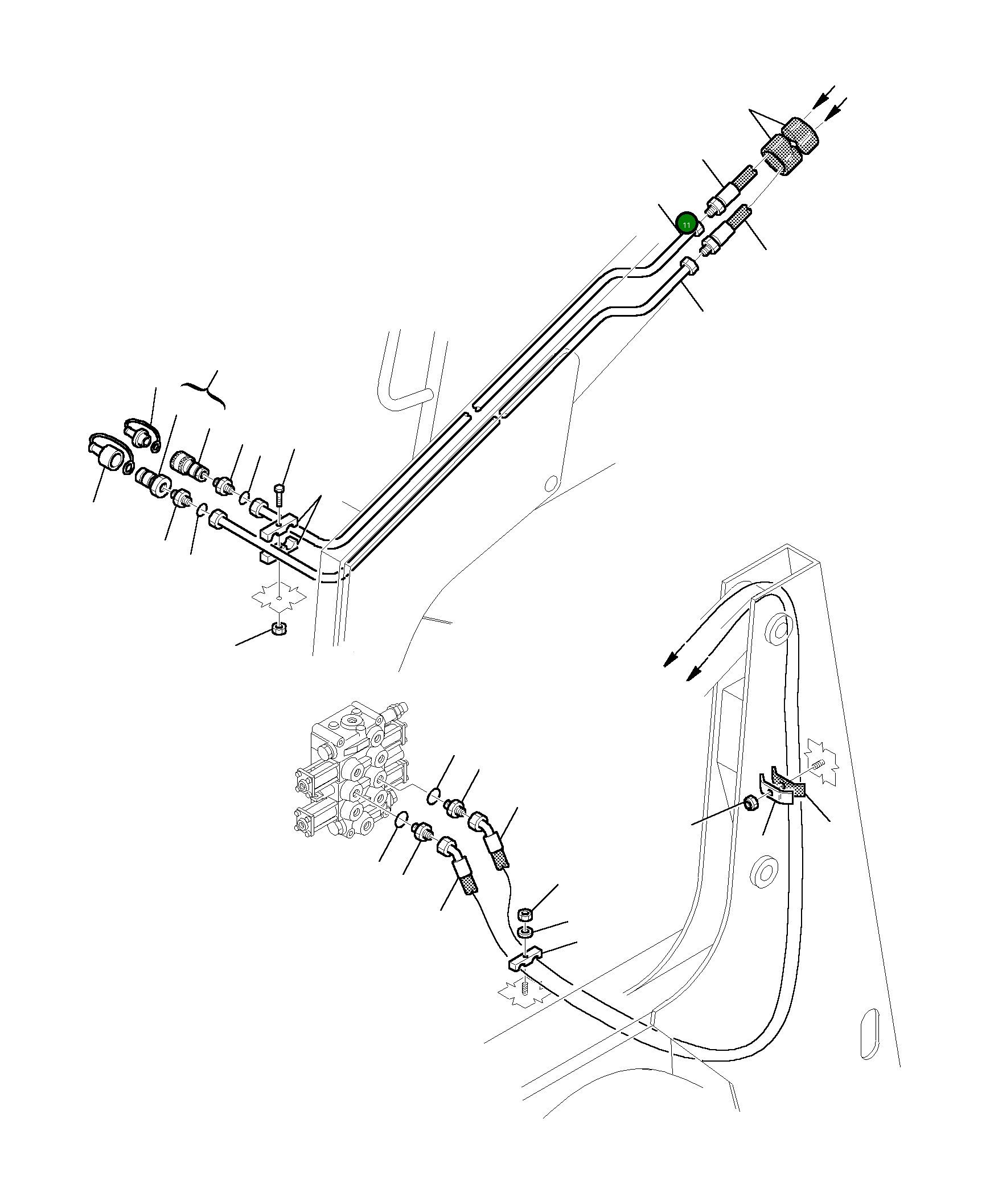 Труба 333310102 Komatsu