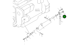 Трубка 23B-01-33350 Komatsu