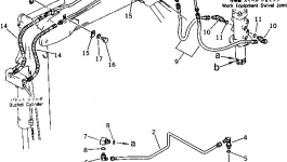 Трубка 20R-62-33320 Komatsu