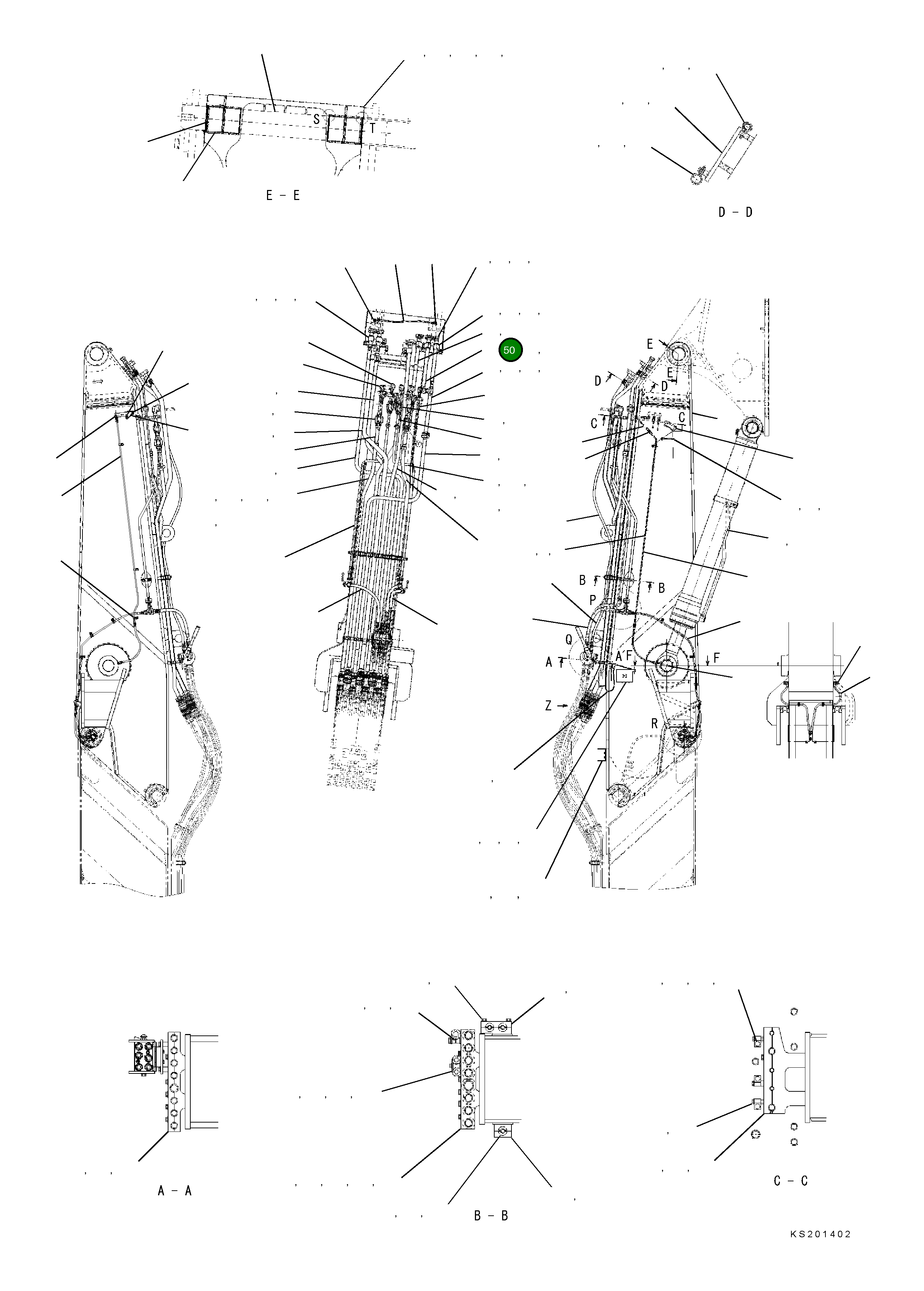 Трубка 208-62-KB990 Komatsu