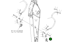 Трубка 208-970-7270 Komatsu