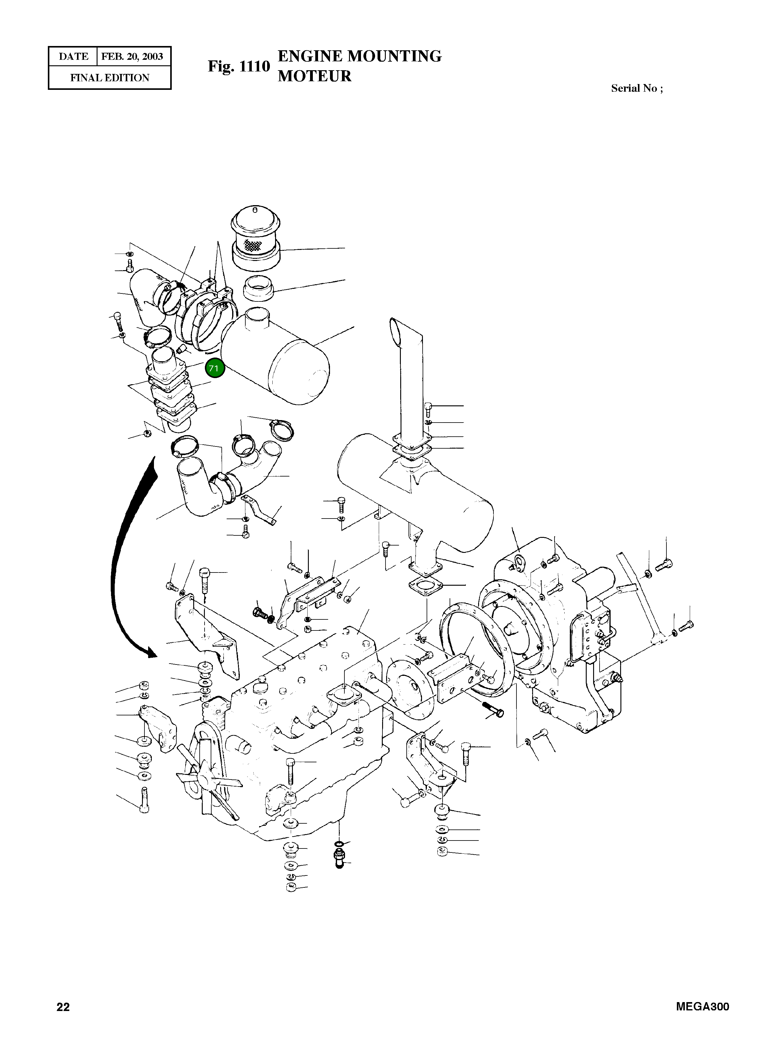 Труба 2183-2706 Komatsu