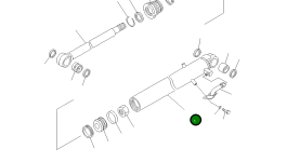 Цилиндр 20N-63-67341 Komatsu