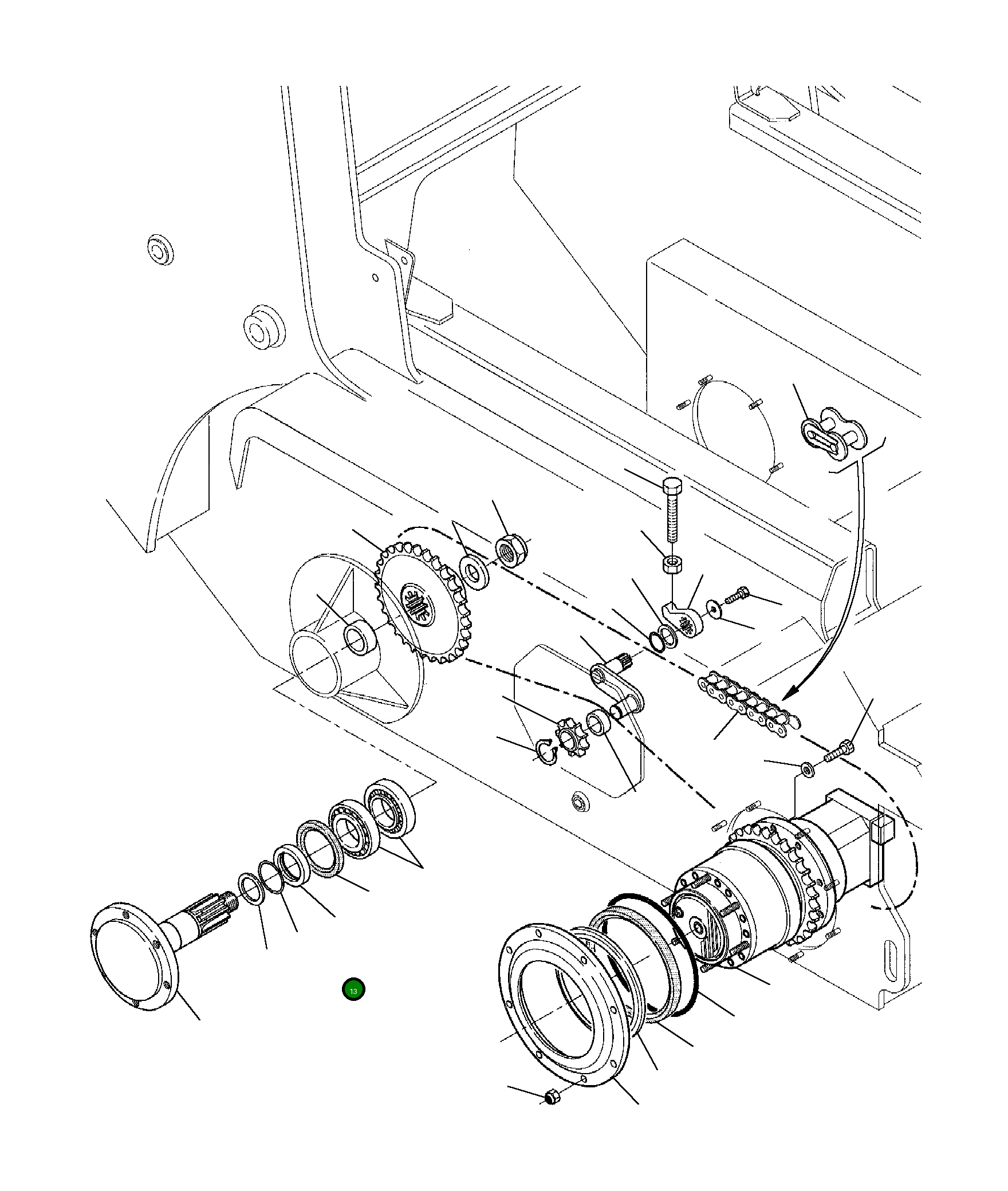 Стопорное кольцо 500530270 Komatsu