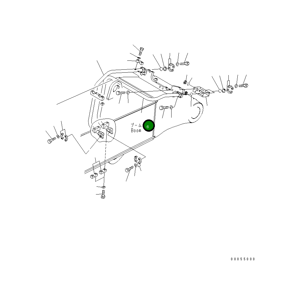Трубка 208-72-71410 Komatsu
