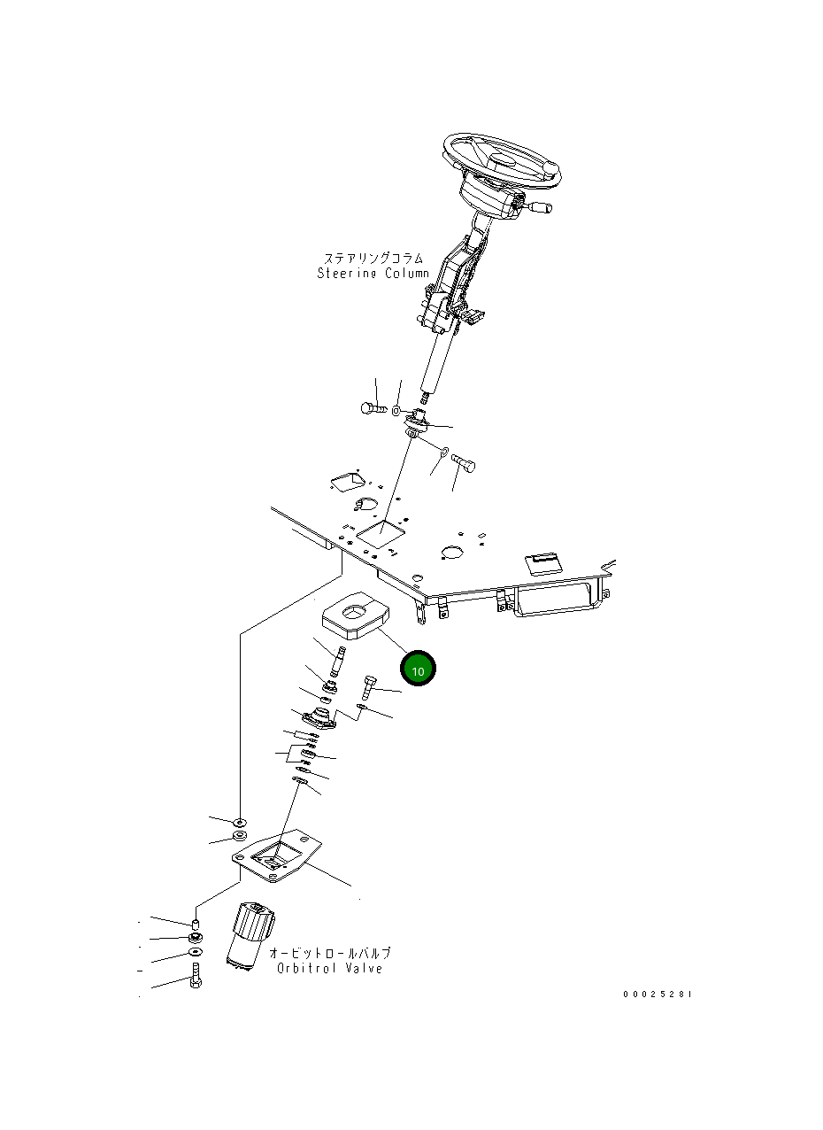 Уплотнение 419-40-32141 Komatsu